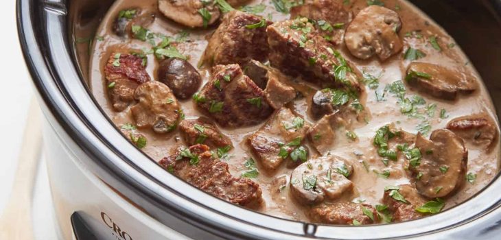When To Add Mushrooms To Slow Cooker? Beef Stew Recipe