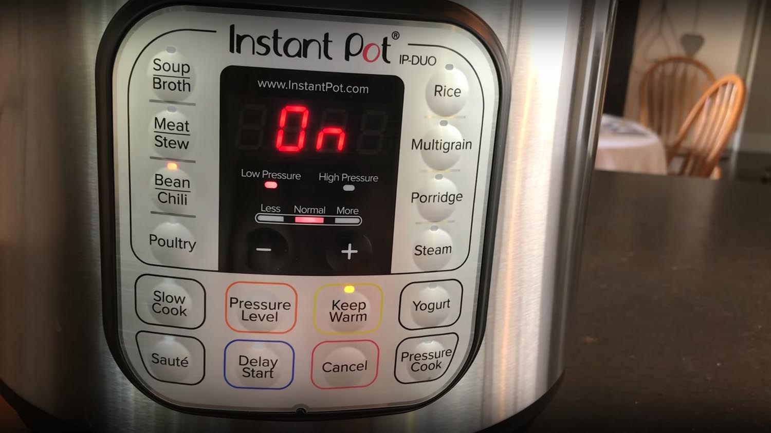 Instant Pot says on