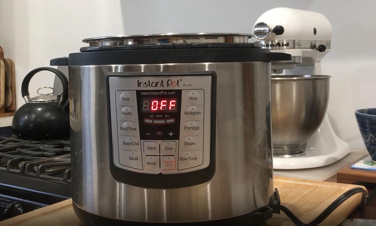 Instant Pot stuck on off